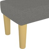  Klupa tamnosiva 70 x 30 x 30 cm od tkanine | shoptok.hr