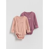 Reserved Pamučni bodi s vezom - prljavoroza | shoptok.hr