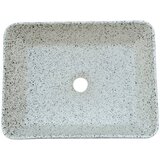 Nadgradni umivaonik sivo-plavi 46 x 35,5 x 13 cm keramički | shoptok.hr