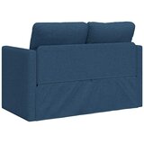  Podni kauč na razvlačenje 2-u-1 plavi 112x174x55 cm od tkanine | Eponuda.com