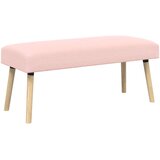  Klupa Jednobojno Ružičasta 110 x 40 x 46 cm Bouclé | Eponuda.com