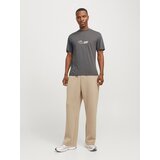 Jack & Jones Majica 'JCOLIMA' temno siva / bela | Shoptok.si
