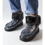 Gemre Gray metallic insulated Maggi eskimo boots | Shoptok.si
