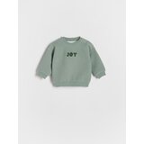 Reserved - Oversize strukturiran pulover - Zelena Cene