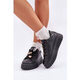 PE1 Women's Sneakers With Flowers Black Grelesi Cene