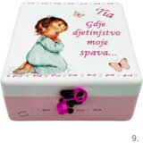  Personalizirana škatla spominov za deklice – Popolno darilo za rojstvo, sv. krst ali prvi rojstni dan - 9. - 16525 | Shoptok.si