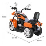 Motor na akumulator Chopper NightBike – oranžni | Shoptok.si