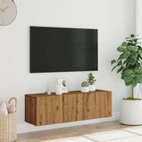 vidaXL Stenska TV omarica artisan hrast 100x30x30 cm inženirski les | Shoptok.si