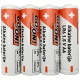 Alkalna baterija NEW GO ON 1.5V LR6 AA 4/1 COLORED BOX