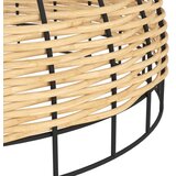 Eglo Anwick stropna svjetiljka E27, Ø38 cm, crna/ratan, 43398 | shoptok.hr