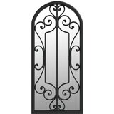Maison Chic Ogledalo - Zrcalo - Kozmetično ogledalo črno 100x45 cm železno za notranjo uporabo, (21697896) | Shoptok.si