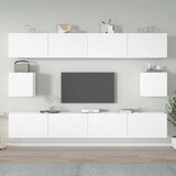  6-dijelni set TV ormarića bijeli od konstruiranog drva | shoptok.hr