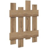  Vješalica za kapute na zidu Umjetnički hrast 60 x 3 x 82 cm | shoptok.hr