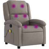 Maison Chic masažni naslanjač - Relax naslanjač taupe blago, (22134303) | Shoptok.si