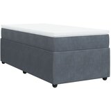 Maison Chic Box spring postelja - Vzmetna postelja z vzmetnico temno siva 100x200 cm žamet SL23117, (21891906) Cene