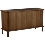 UMAGE Smeđa komoda od punog hrasta s kliznim vratima 135x73,5x48 cm Italic – | shoptok.hr
