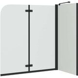  Obloga za tuš Črna 120 x 68 x 130 cm ESG steklo in aluminij | Shoptok.si
