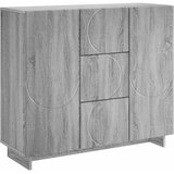  Kreveta Siva Sonoma 85,5 x 31 x 75 cm Konstruirano drvo Slike