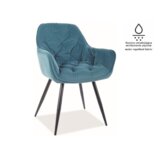  Stolica Cherry-zelena,baršun matt (vodootoporan) | shoptok.hr