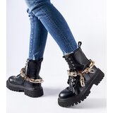 Gemre Black boots with a chain Bowling | Shoptok.si