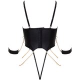 Cottelli - verižni bondage body (črn) - M | Shoptok.si