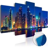  Slika na akrilnom staklu - Nights in Dubai [Glass] 200x100 Cijene