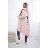 Kesi Cardigan with oversize print dark powder pink | shoptok.hr