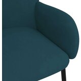 Jedilni stoli 2 kosa moder žamet, (20941602) | Shoptok.si