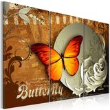  Slika - Fiery butterfly and full moon 90x60 Cijene
