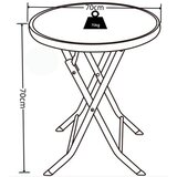 Gardenson Vrtna Miza Sonlas Xl, Antracit, 70cm | Shoptok.si