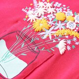  Dječja majica jarkoružičasta 128 | shoptok.hr