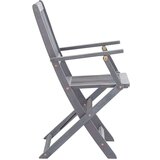  7-dijelni vrtni blagovaonski set masivno bagremovo drvo sivi | shoptok.hr