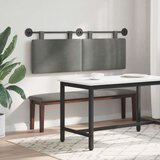  Viseće uzglavlje kreveta Kordura tekstil - Svjetlosiva 120 cm bez LED | shoptok.hr