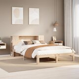 vidaXL Krevet s regalom za knjige bez madraca 160x200 cm od borovine Cijene