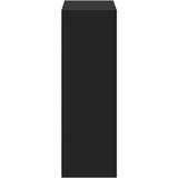  Visoka komoda crna 70 x 41 x 124 cm od konstruiranog drva | shoptok.hr