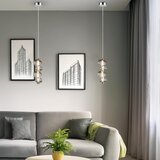  LED luster na sajli BOLLA LED/17W/230V pr. 16 cm sjajni hrom/dimljeno-siva | Eponuda.com