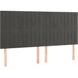  Krevet s oprugama i madracem tamnosivi 180x200 cm baršunasti | shoptok.hr