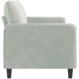  Trosjed svjetlosivi 180 cm baršunasti | shoptok.hr