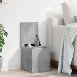  Kutija za pohranu boja betona 30 x 35 x 35 cm konstruirano drvo | shoptok.hr