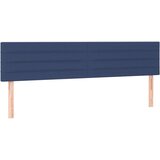  Posteljno vzglavje modro 200x5x78/88 cm blago, (20933016) | Shoptok.si