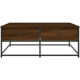  Stolić za kavu smeđa boja hrasta 100x99x40 cm konstruirano drvo | Eponuda.com