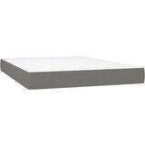  Box spring postelja z vzmetnico temno siva 140x200 cm blago, (20725662) | Shoptok.si