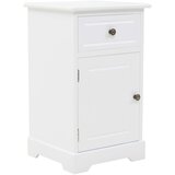 The Living Store Nočna omarica MDF in borovina 35x32x59 cm - Nočna Omarica, (21433792) | Shoptok.si