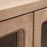 Ixia Vitrina od masivnog manga u prirodnoj boji 160x71 cm – | shoptok.hr