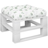  Jastuk za palete s uzorkom lišća 50 x 50 x 12 cm od tkanine | shoptok.hr