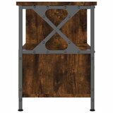  ormarić boja dimljenog hrasta 90x33x45 cm od drva i željeza | shoptok.hr