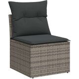  12-dijelni set vrtnih sofa od poliratana s jastucima sivi | shoptok.hr