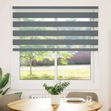 vidaXL Zavjesa zebra 140x100 cm širina tkanine 135,9 cm poliester | shoptok.hr
