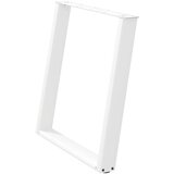  Noge za blagovaonski stol U-oblik 2 kom Bijele 70 x (72-73) cm Čelik | shoptok.hr