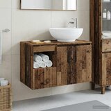 Set namještaja za kupaonicu 2 kom. Staro drvo Konstruirano drvo | shoptok.hr